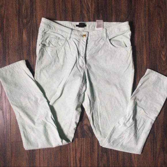 Mint Green Corduroy Pants - Picture 5 of 7